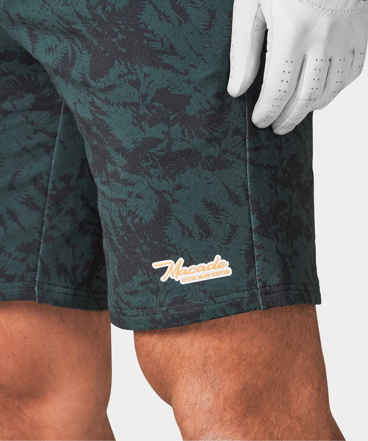 Fern Green Script Shorts