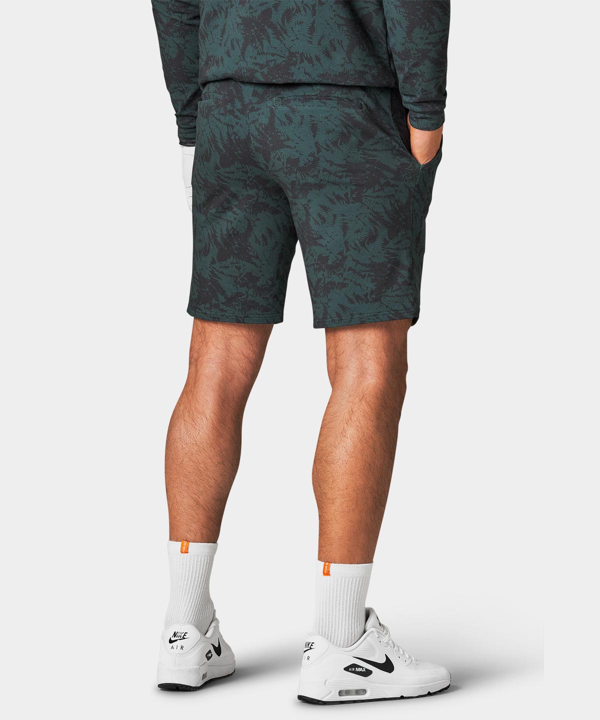 Fern Green Script Shorts